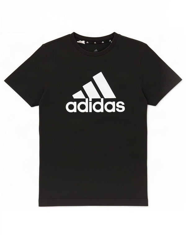 T-shirt grafica Adidas da bambino 13-14 anni in cotone nero