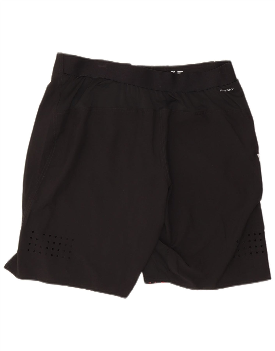 Pantaloncini da bagno grafici da uomo Reebok medio nero in poliestere