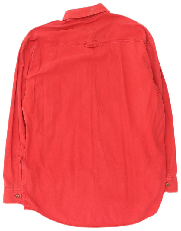 Camicia da uomo Levi's in cotone rosso medio