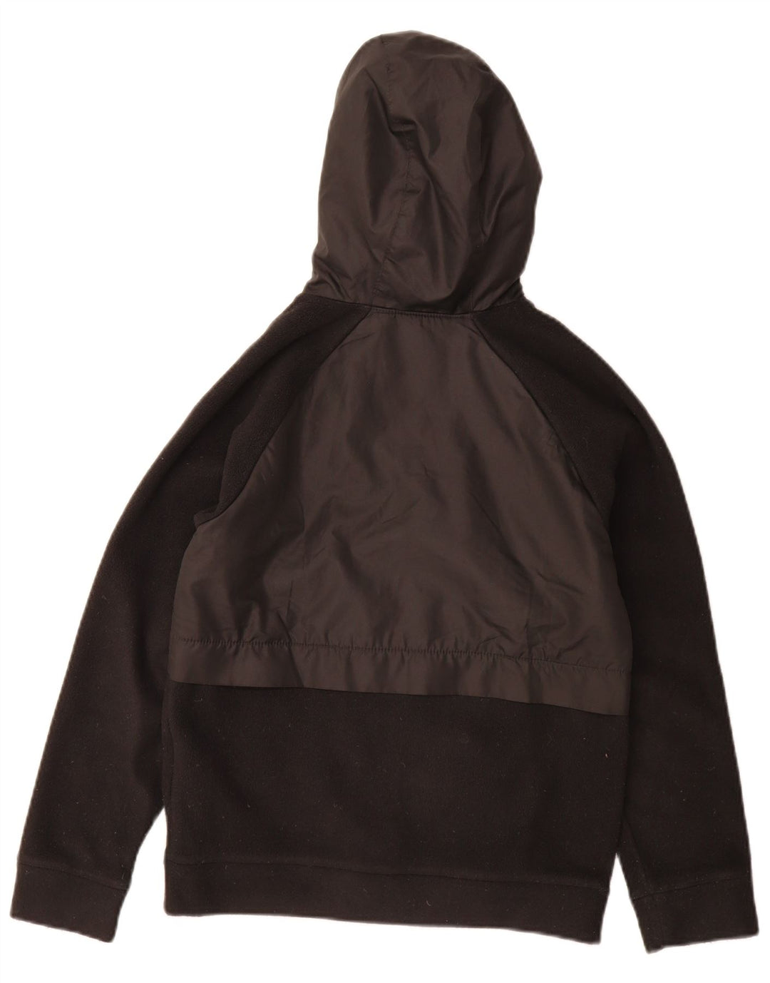 Giacca in pile con cappuccio Nike da ragazzo 10-11 anni media poliestere nero