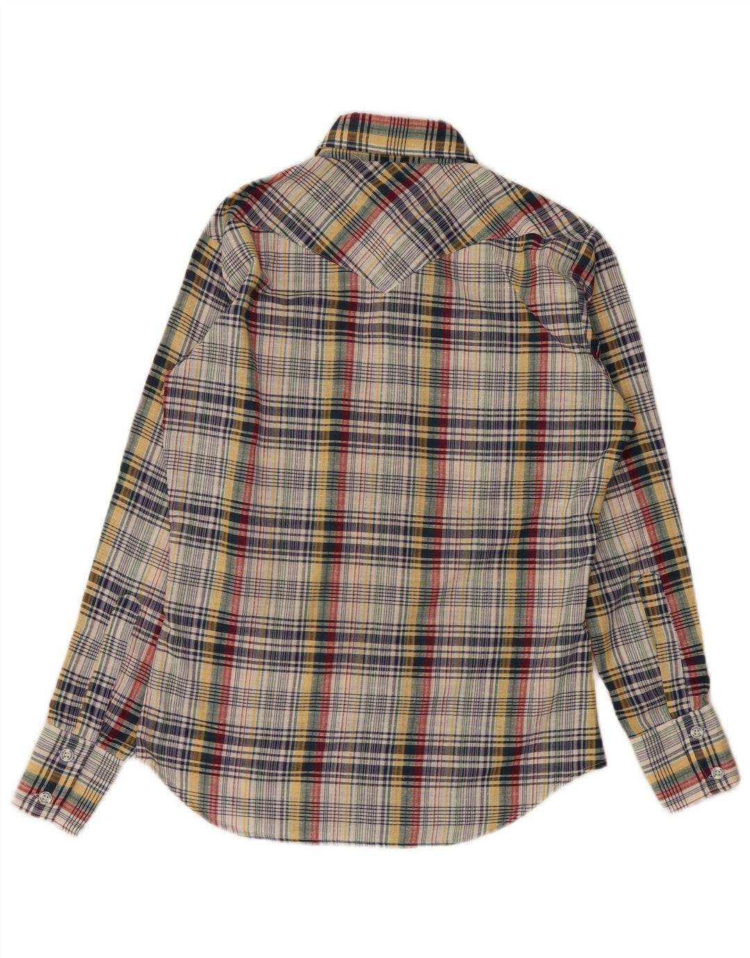 Camicia da uomo in flanella Wrangler in cotone a quadri multicolore medio