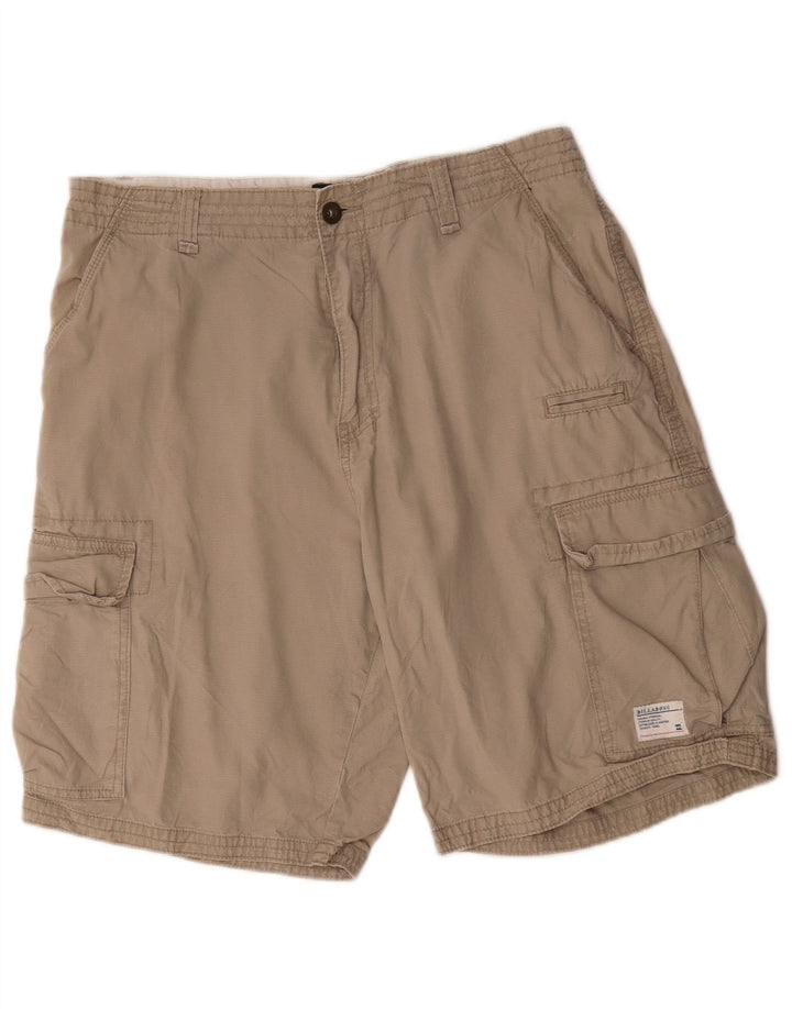Pantaloncini cargo da uomo Billabong W34 grandi in cotone beige