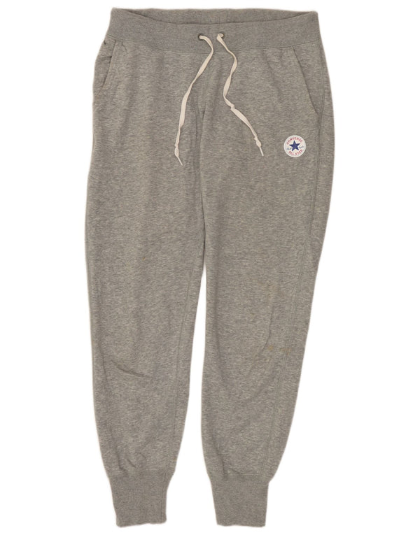 Converse Pantaloni da tuta da donna Chuck Taylor Joggers UK 10 Small Grigio