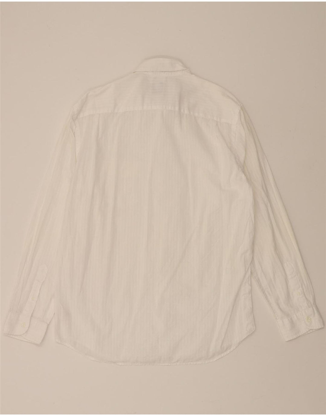 GAP Mens Relaxed Fit Shirt Medium White Pinstripe Cotton Vintage Gap and Second-Hand Gap from Messina Hembry 