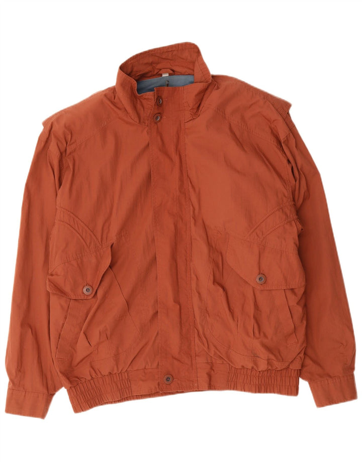 C & A Mens Bomber Jacket EU 50 Large Brown Polyester
