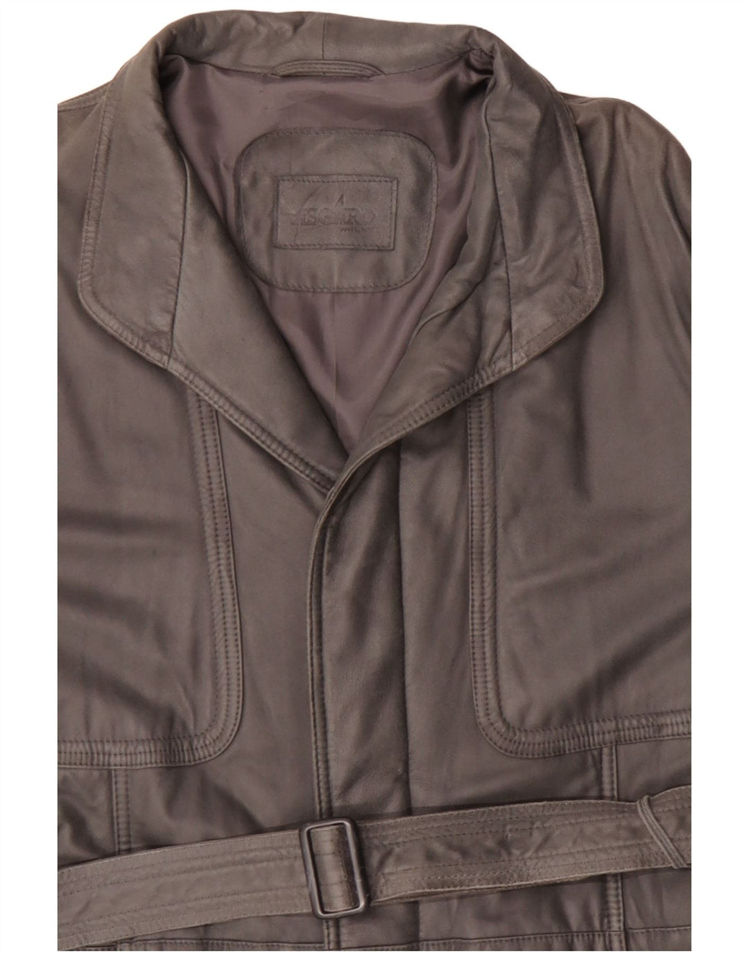 Cappotto in pelle da uomo Asgard UK 42 XL Grigio