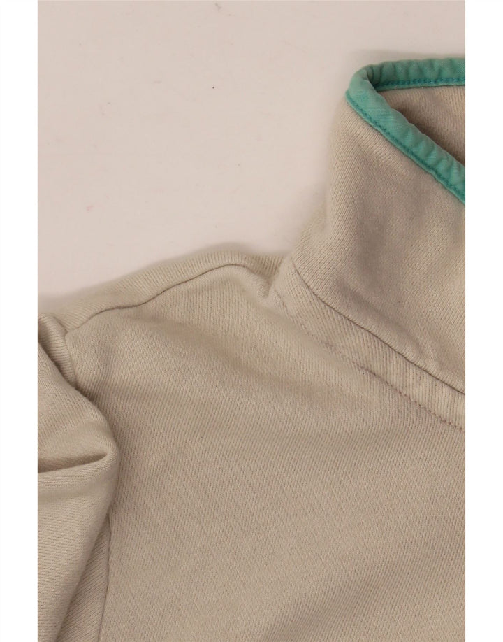 Joules Felpa da Donna con Collo a Bottone, Maglione UK 16, Grandi Righe Bianche
