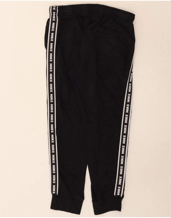 Pantaloni da tuta con grafica Nike da uomo, pantaloni da jogging, cotone medio nero