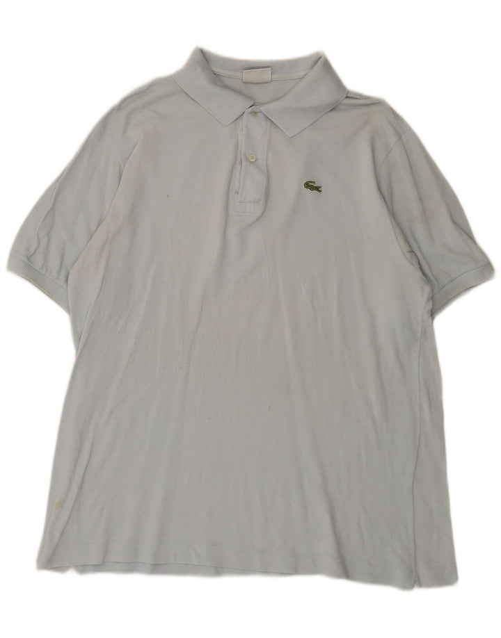 Polo da uomo LACOSTE taglia 6 XL in cotone blu