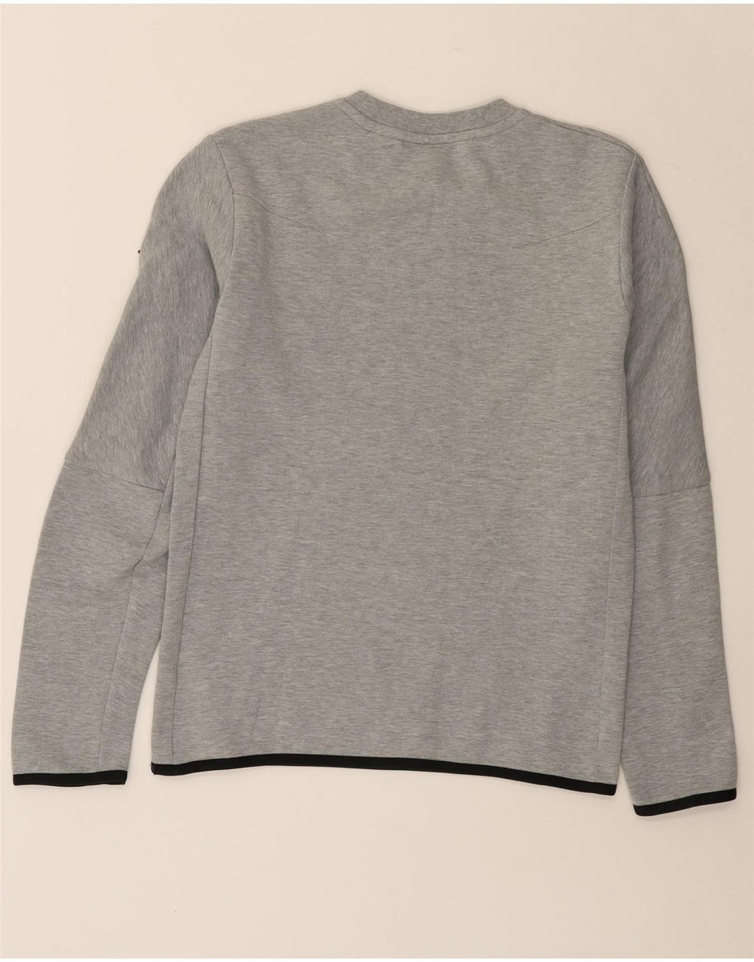 Felpa da uomo Nike Jumper XS in cotone chiazzato grigio