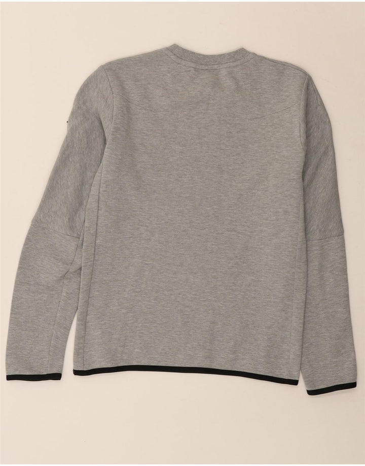 Felpa da uomo Nike Jumper XS in cotone chiazzato grigio