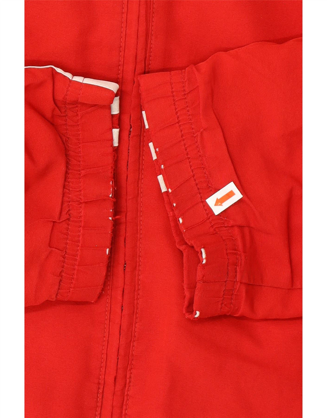 Giacca antipioggia da uomo ADIDAS UK 48/50 XL Poliestere color block rosso