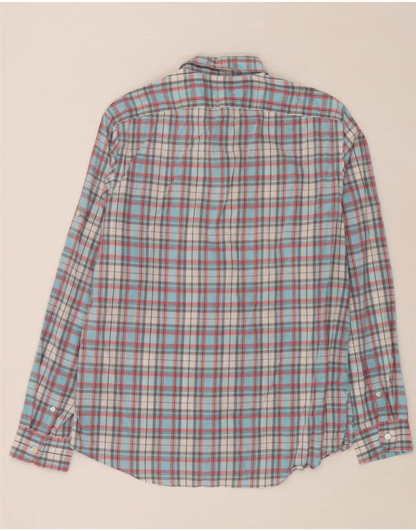 Camicia da uomo Gap Classic Fit in cotone a quadri blu medio