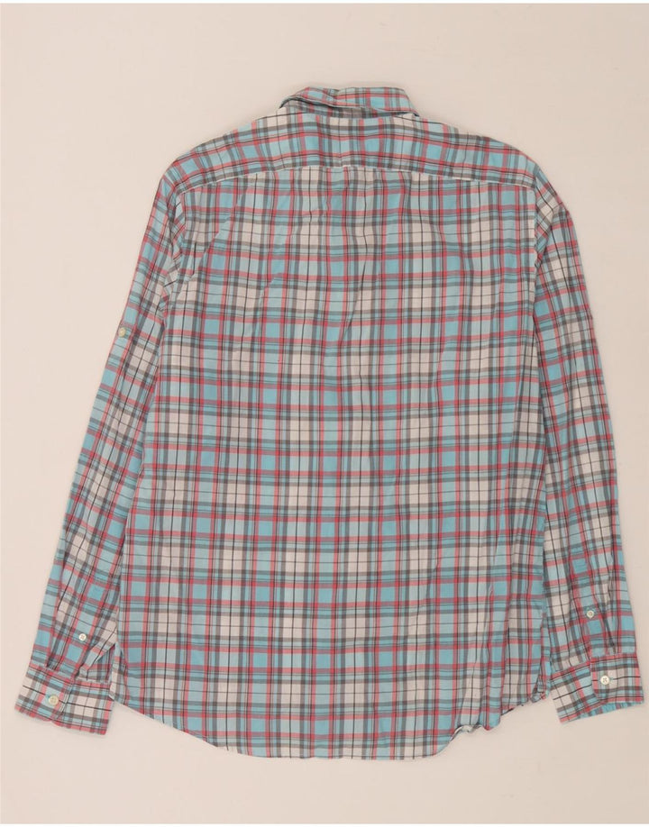 Camicia da uomo Gap Classic Fit in cotone a quadri blu medio