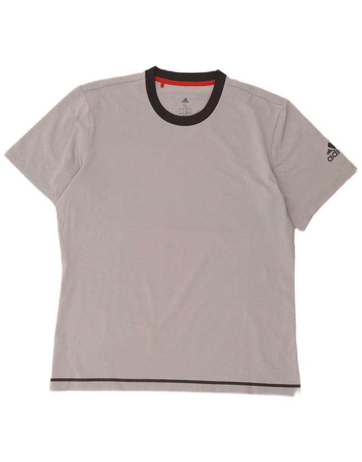 T-shirt grafica da uomo Adidas Top XL poliestere grigio