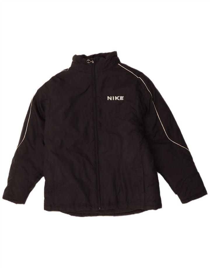 Giacca imbottita con grafica Nike da ragazzo 13-14 anni XL poliestere nero