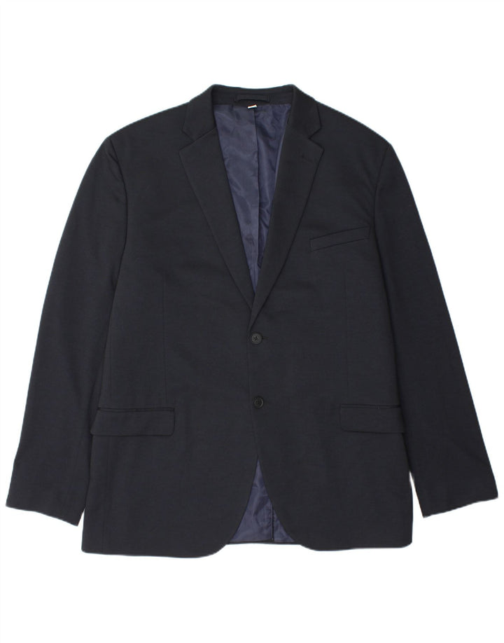 Giacca blazer slim fit autografa da uomo Marks & Spencer UK 48 4XL Blu navy