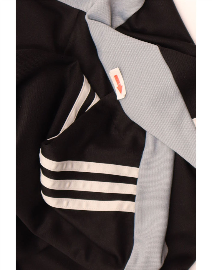 Adidas Uomo Climalite Pullover Tuta Top Colore Nero Medio