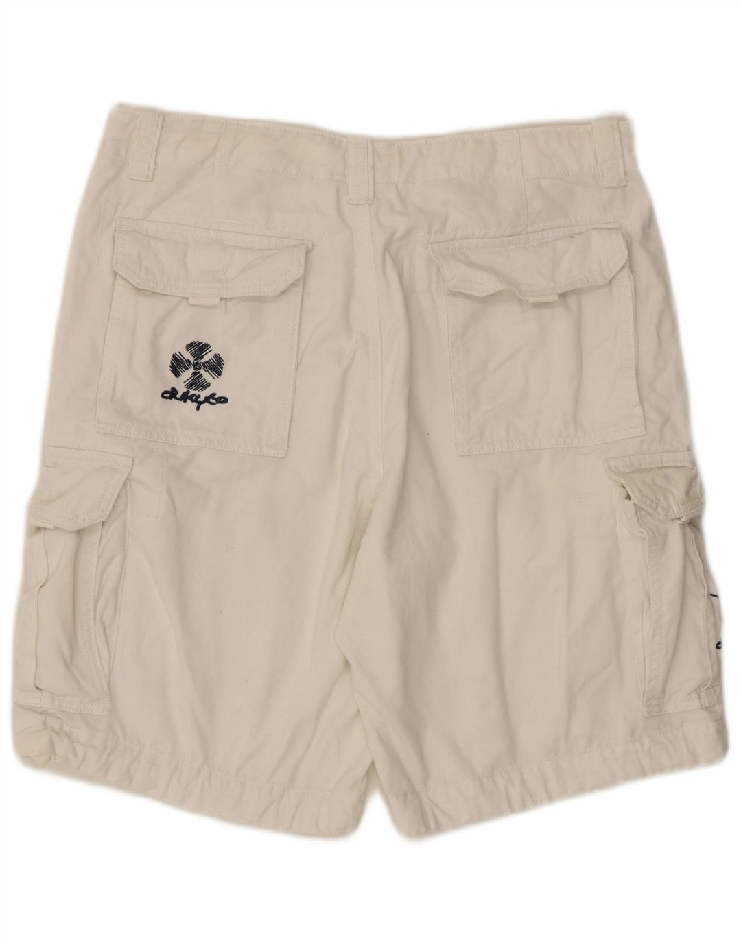 Pantaloncini cargo vintage da uomo XL W38 bianchi