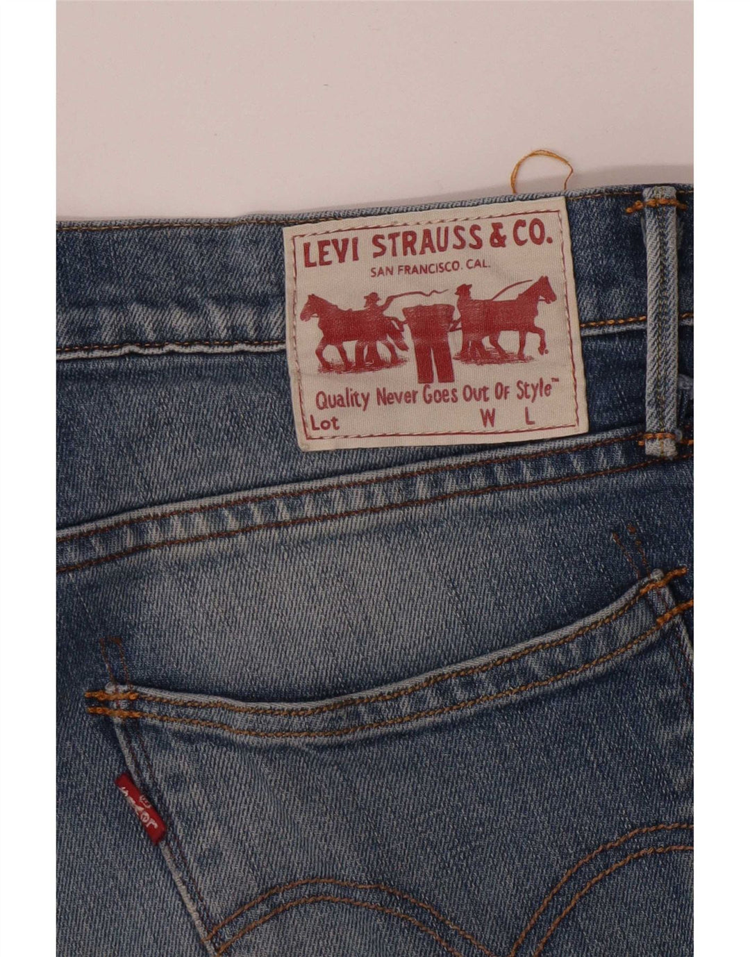 Jeans slim da uomo Levi's W34 L30 Blu