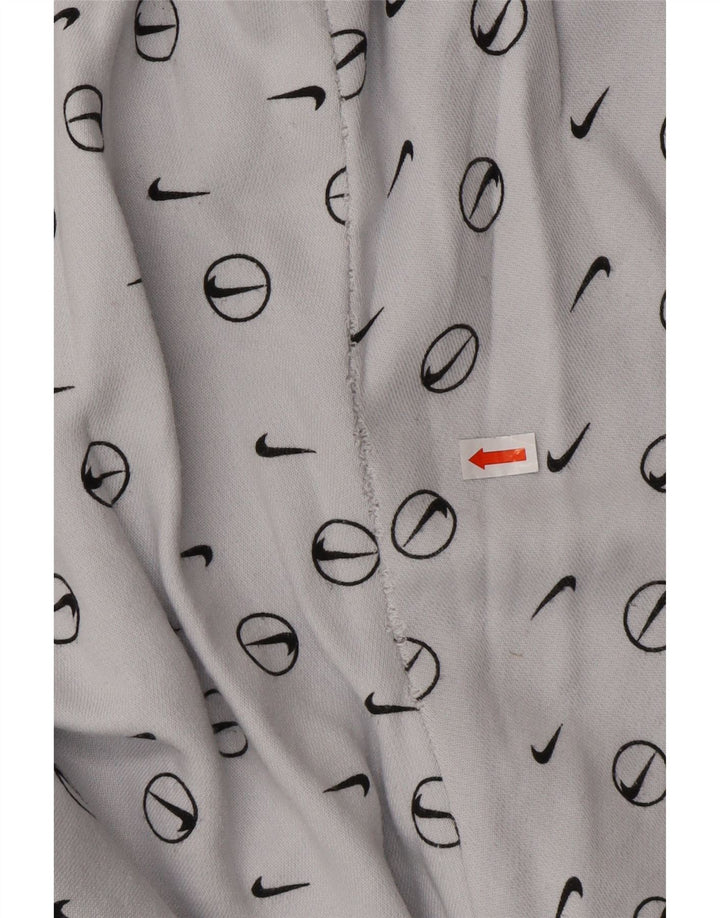 NIKE Pantaloni da tuta da uomo con grafica ampia e vestibilità ampia, piccoli, in cotone blu