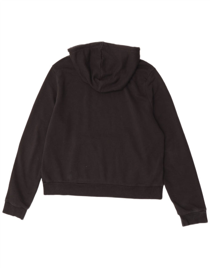 Felpa con cappuccio da uomo Reebok grande in cotone nero