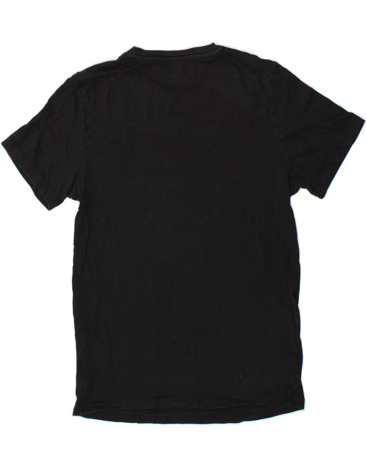 JACK & JONES Mens Graphic T-Shirt Top Medium Black Cotton Vintage Jack & Jones and Second-Hand Jack & Jones from Messina Hembry 