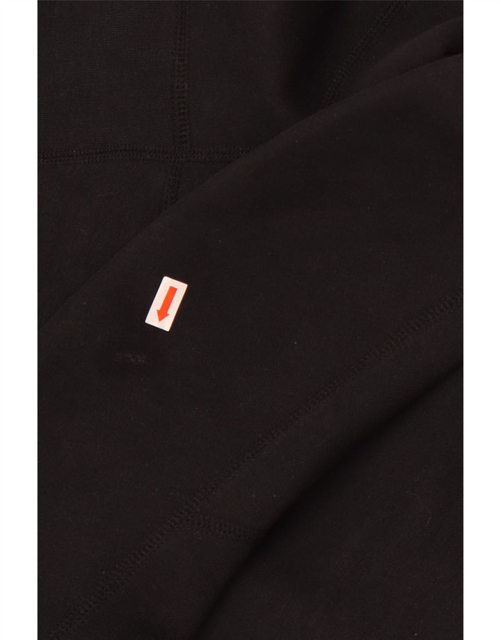 Felpa con cappuccio e zip Nike per ragazzi, 10-11 anni, cotone nero medio