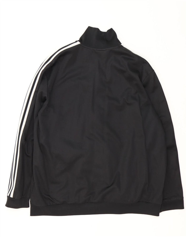 Giacca da ginnastica da uomo Adidas 2XL nera in poliestere