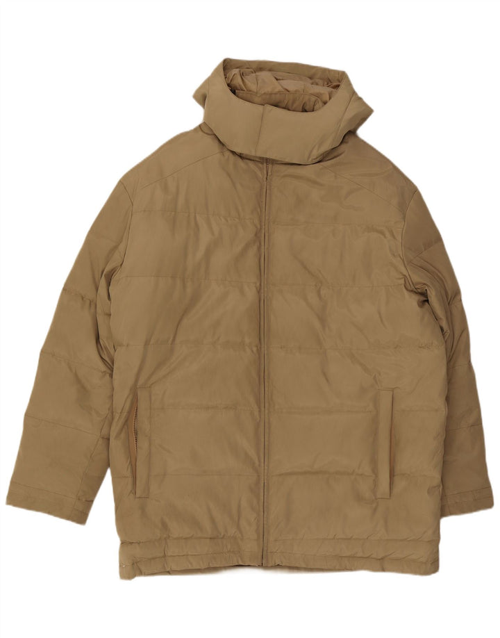 Giacca imbottita con cappuccio da uomo Paul & Shark UK 42 XL Poliestere kaki