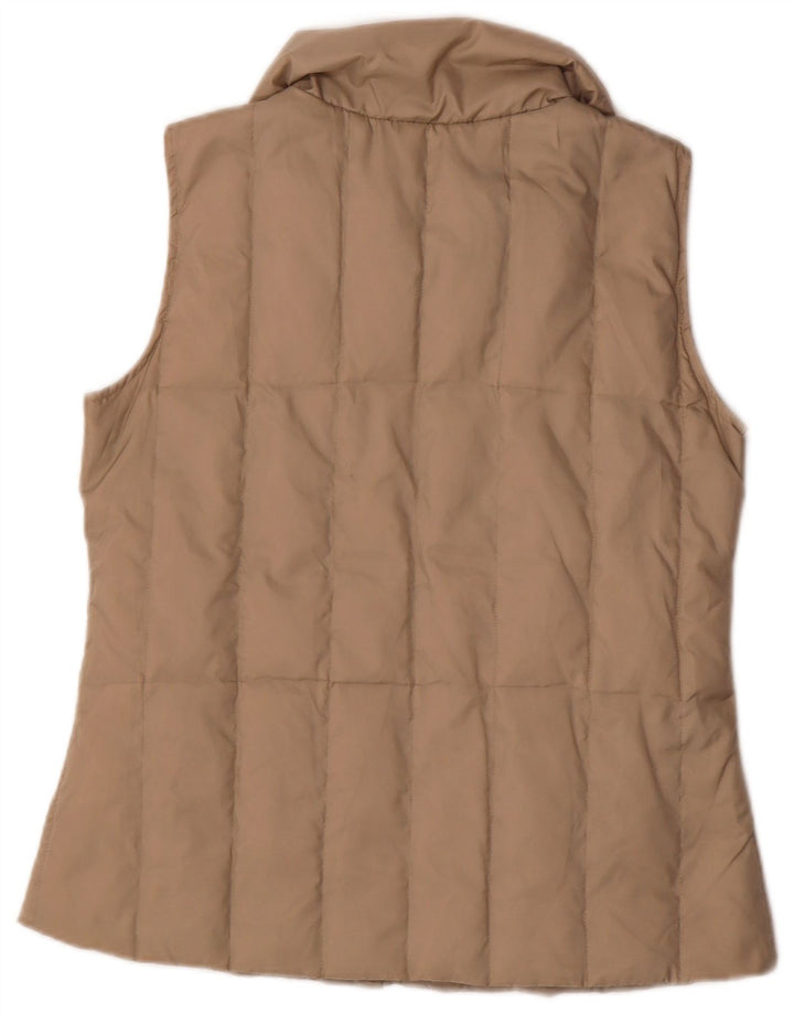 MAX & CO. Gilet imbottito da donna UK 10 piccolo nylon beige