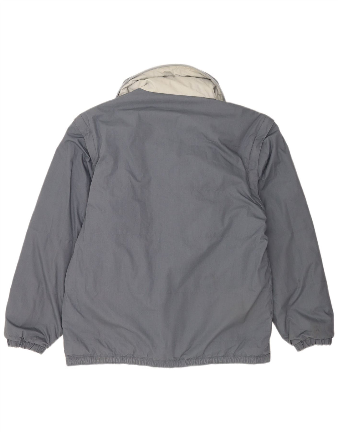Giacca imbottita reversibile da uomo North Land UK 40 grande poliestere grigio