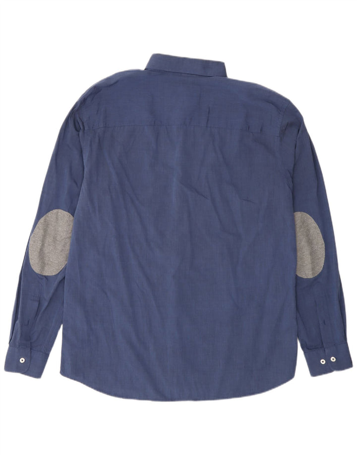 Camicia slim da uomo Jack & Jones XL in cotone blu