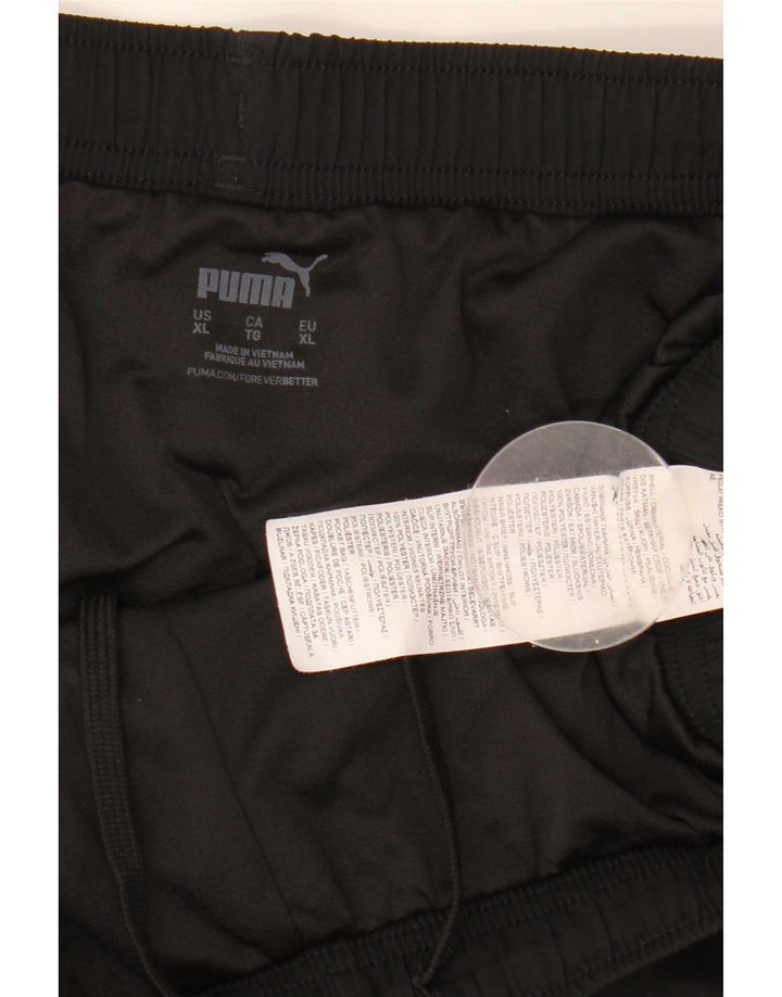 Pantaloncini sportivi da uomo Puma XL neri in poliestere