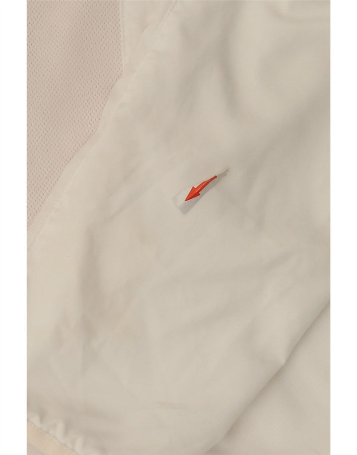 Giacca da tuta da donna NIKE UK 14 poliestere bianco medio