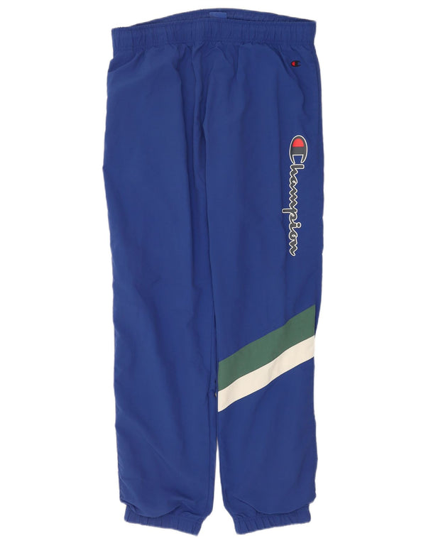 Pantaloni da tuta con grafica da uomo Champion Joggers Large Blue Colourblock