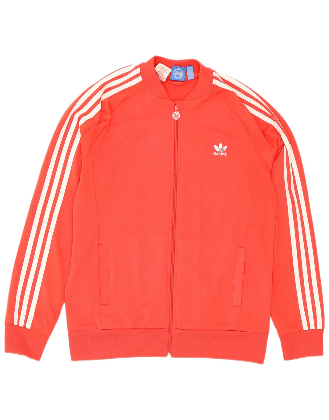 Giacca Top della tuta da ragazzo Adidas 14-15 anni in poliestere rosso
