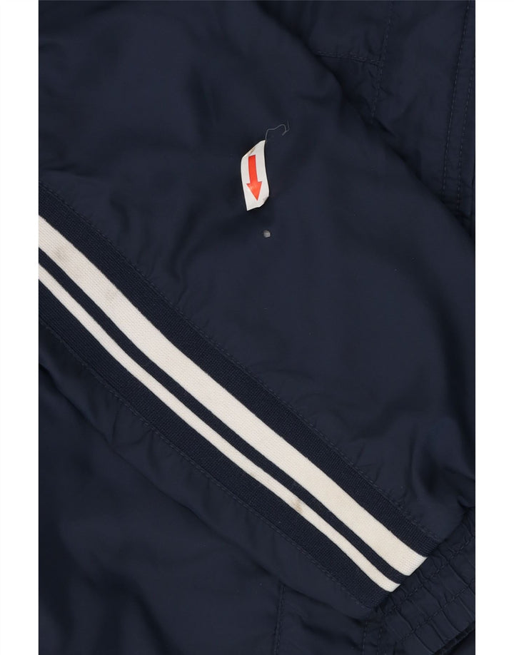 Giacca da tuta da uomo Nike UK 38/40 Medium Navy Blue Colourblock Nylon