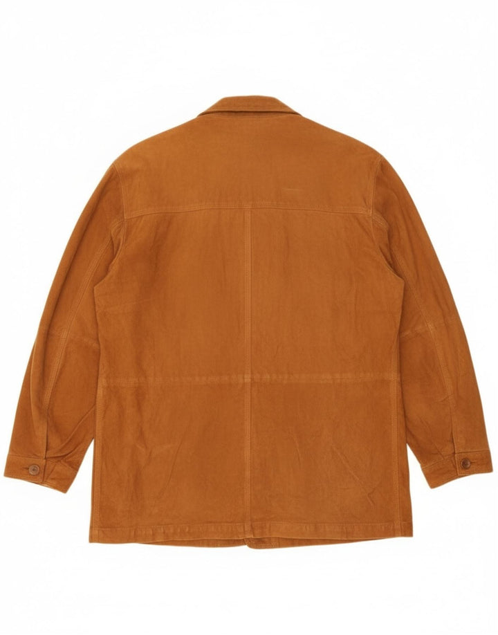 Giacca Scamosciata Uomo Mabrun IT 60 5XL Pelle Marrone