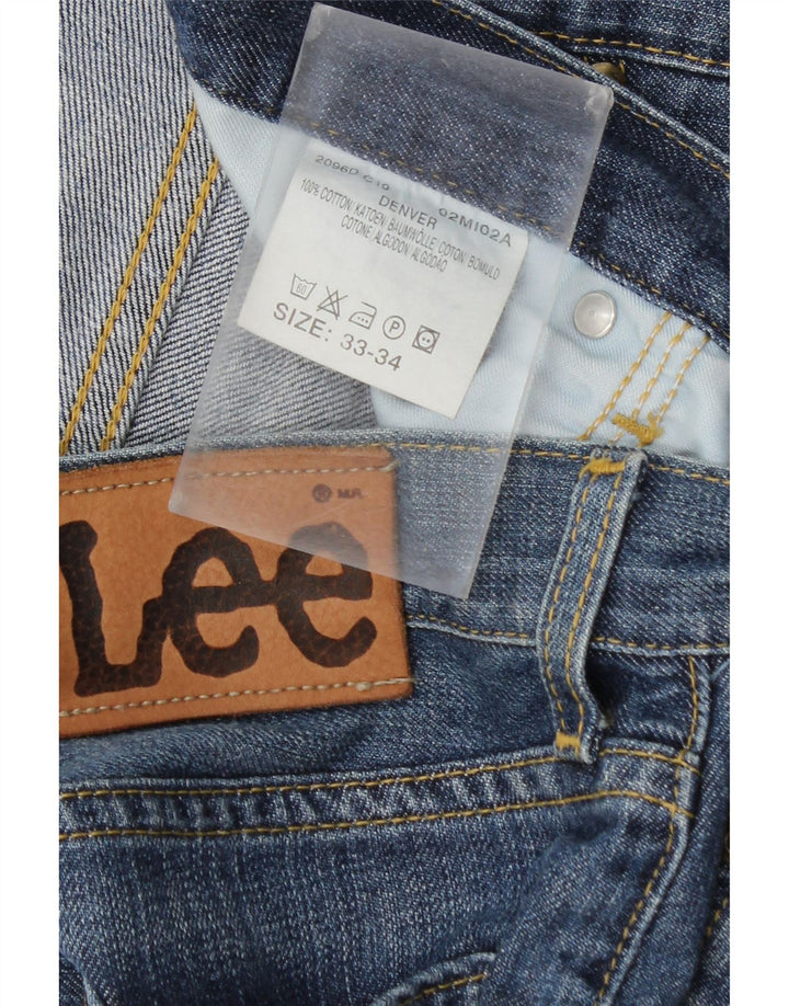 Jeans dritti da uomo Lee Denver W33 L29 cotone blu