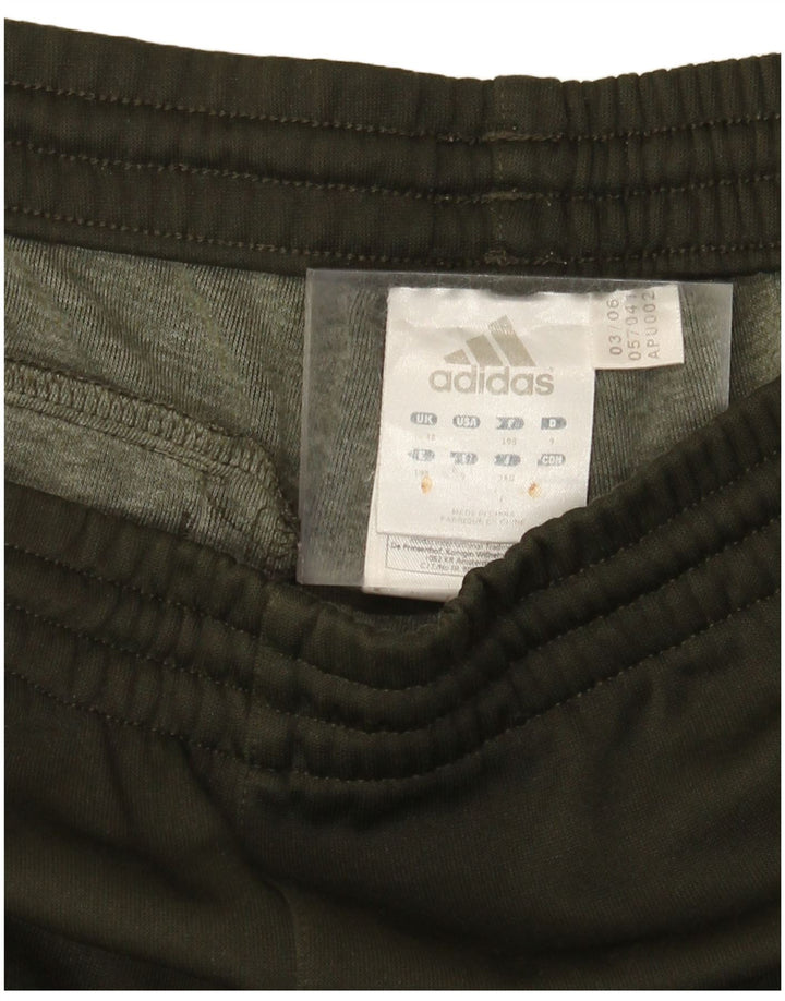 Pantaloni da tuta da uomo Adidas 3XL poliestere kaki