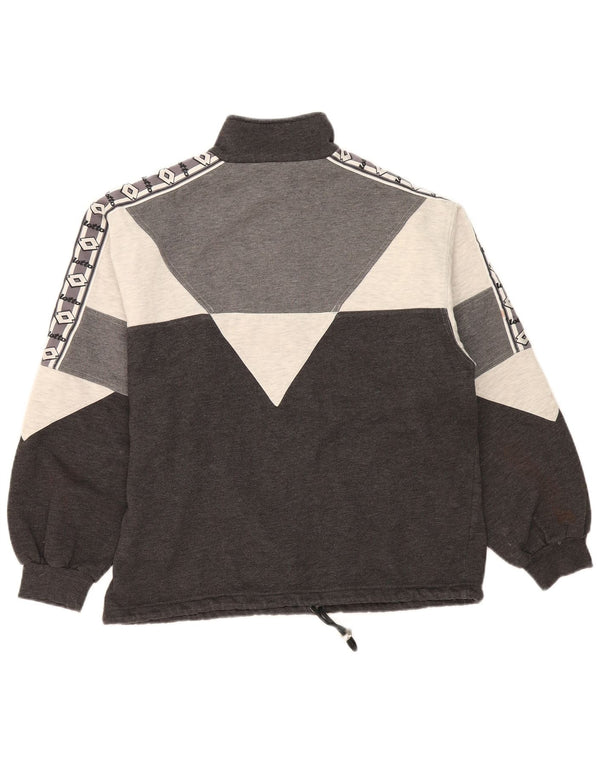 Felpa grafica da uomo Lotto Maglione UK 38/40 Colore grigio medio