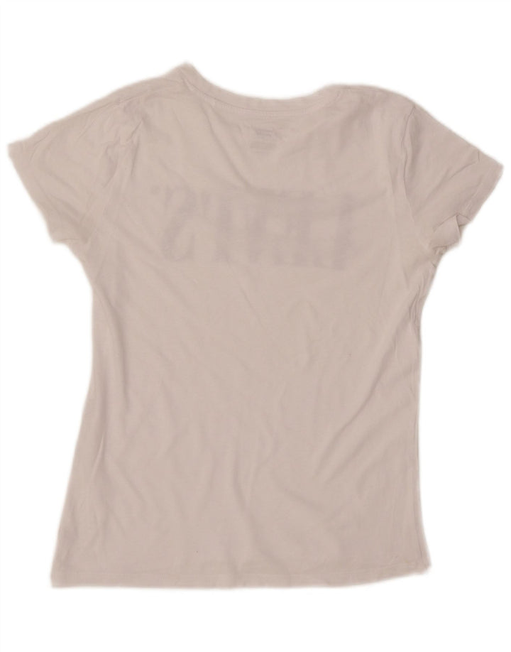 T-shirt grafica da donna LEVI'S Top UK 10 piccola bianca