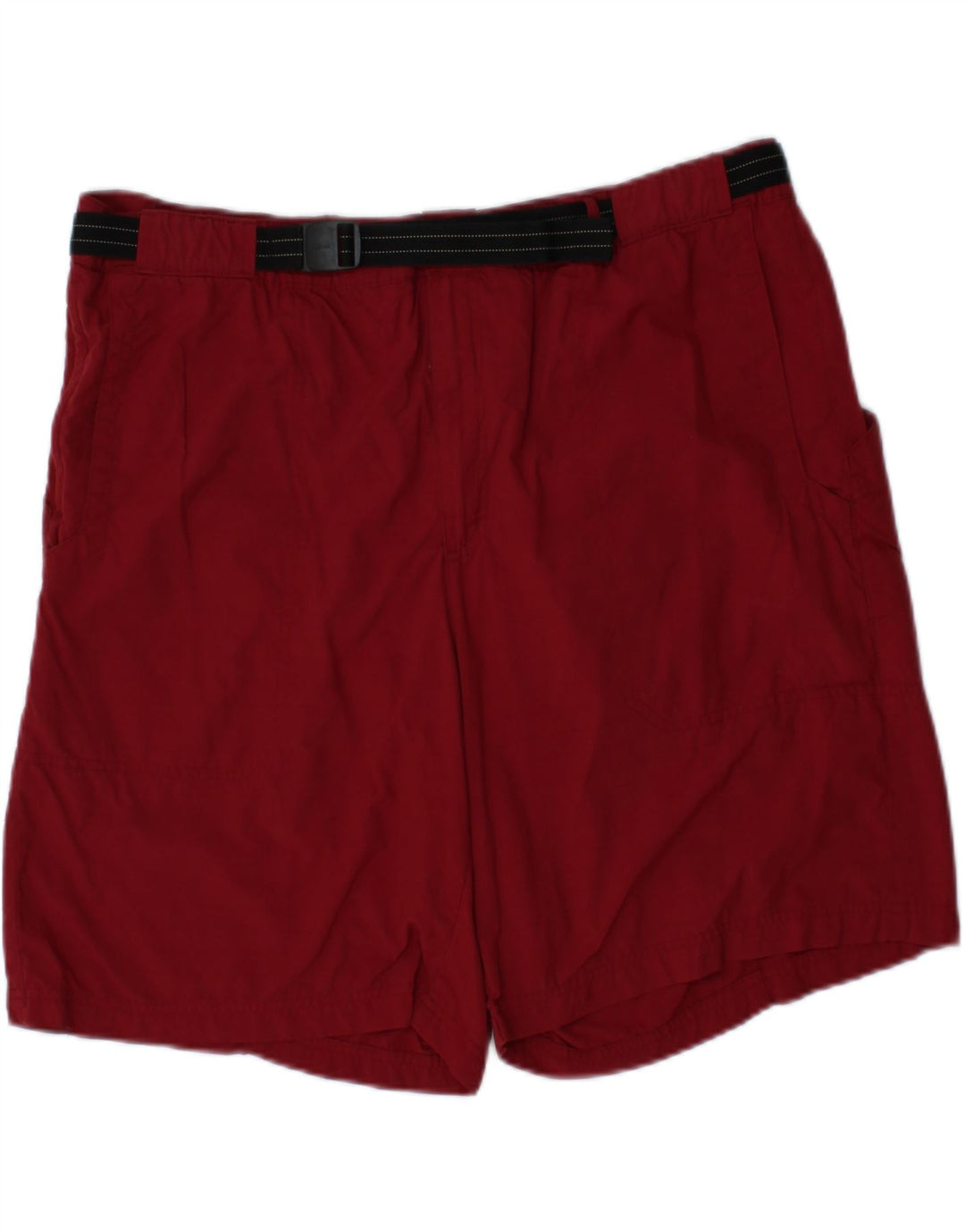 L.L.BEAN Mens Chino Shorts Large W38  Red Polyester Vintage L.L.Bean and Second-Hand L.L.Bean from Messina Hembry 