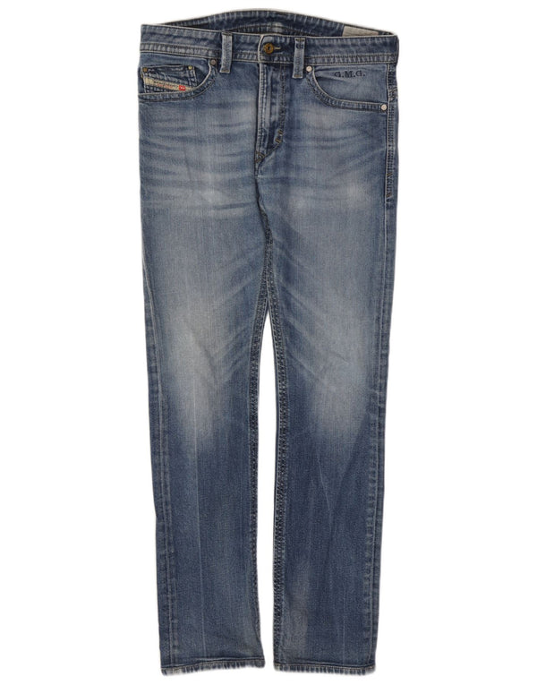 Jeans skinny da uomo slim fit Diesel Thavar W28 L30 cotone blu