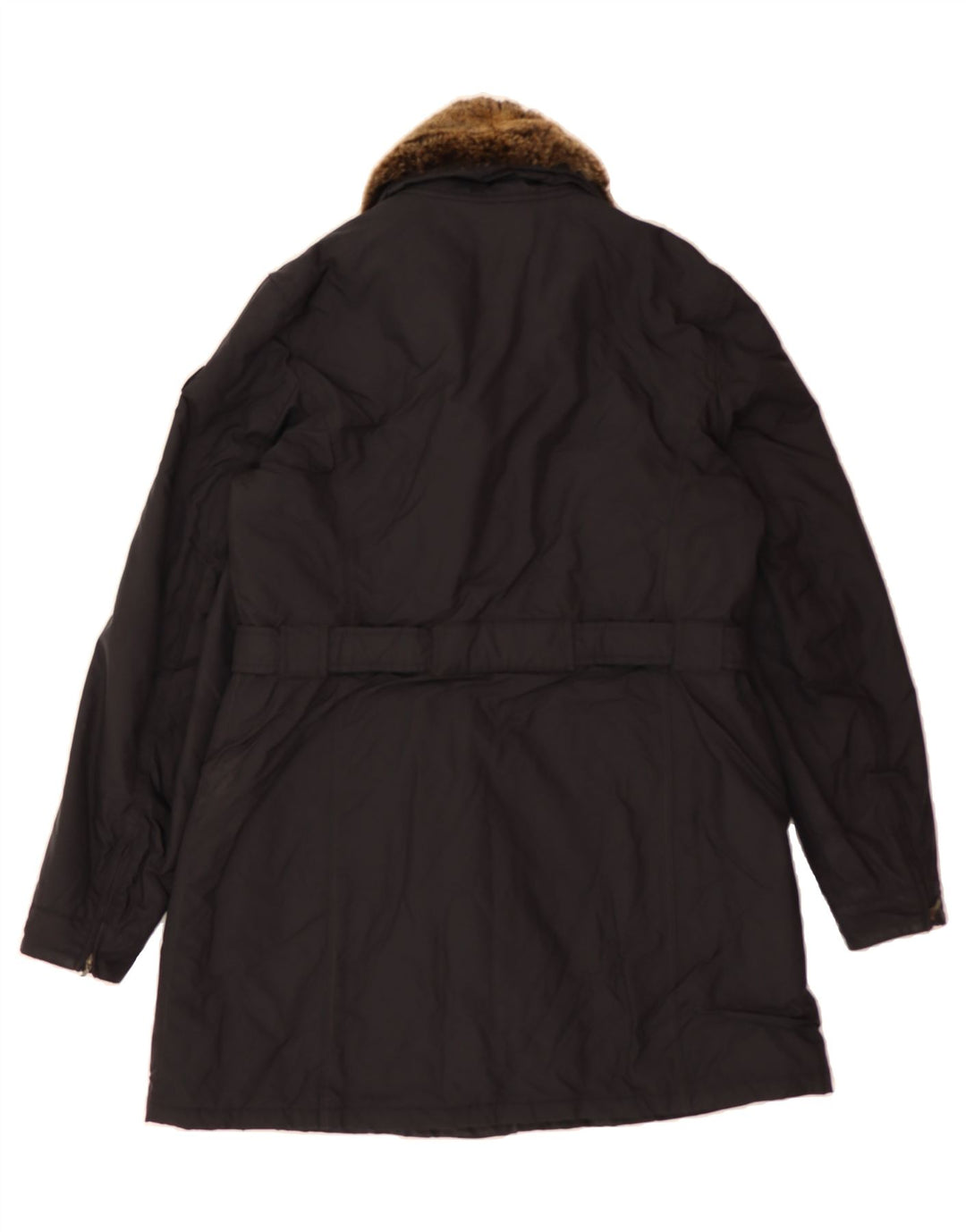 REFRIGIWEAR Womens Windbreaker Coat IT 50 XL Black Nylon Vintage Refrigiwear and Second-Hand Refrigiwear from Messina Hembry 