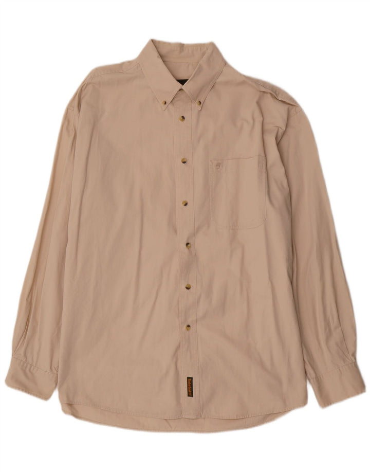 Camicia da uomo TIMBERLAND grande beige