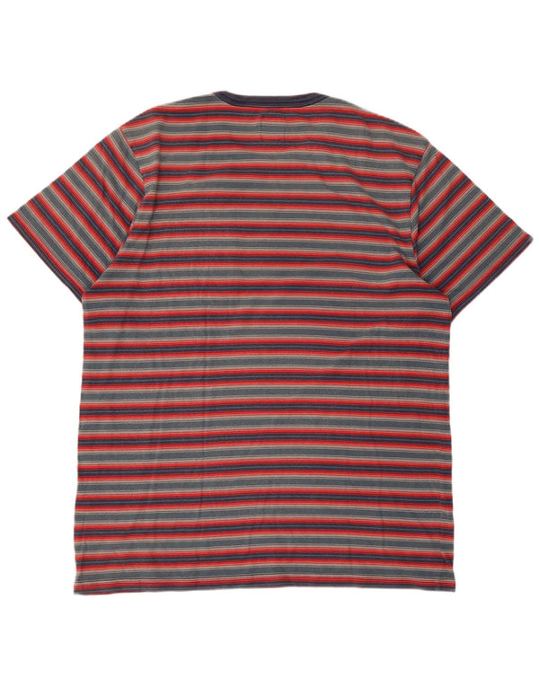 Maglietta da uomo Vans a righe grandi rosse