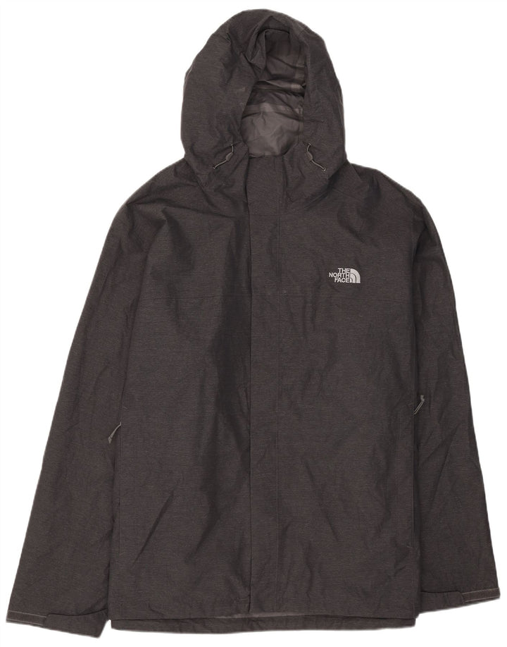 Giacca antipioggia da uomo con cappuccio The North Face UK 46 3XL Grigia