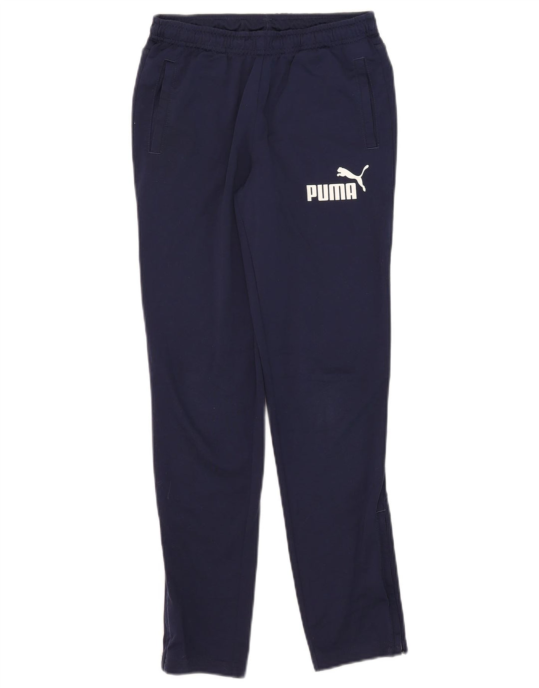 Pantaloni da tuta grafica da ragazzo Puma 11-12 anni in poliestere blu navy